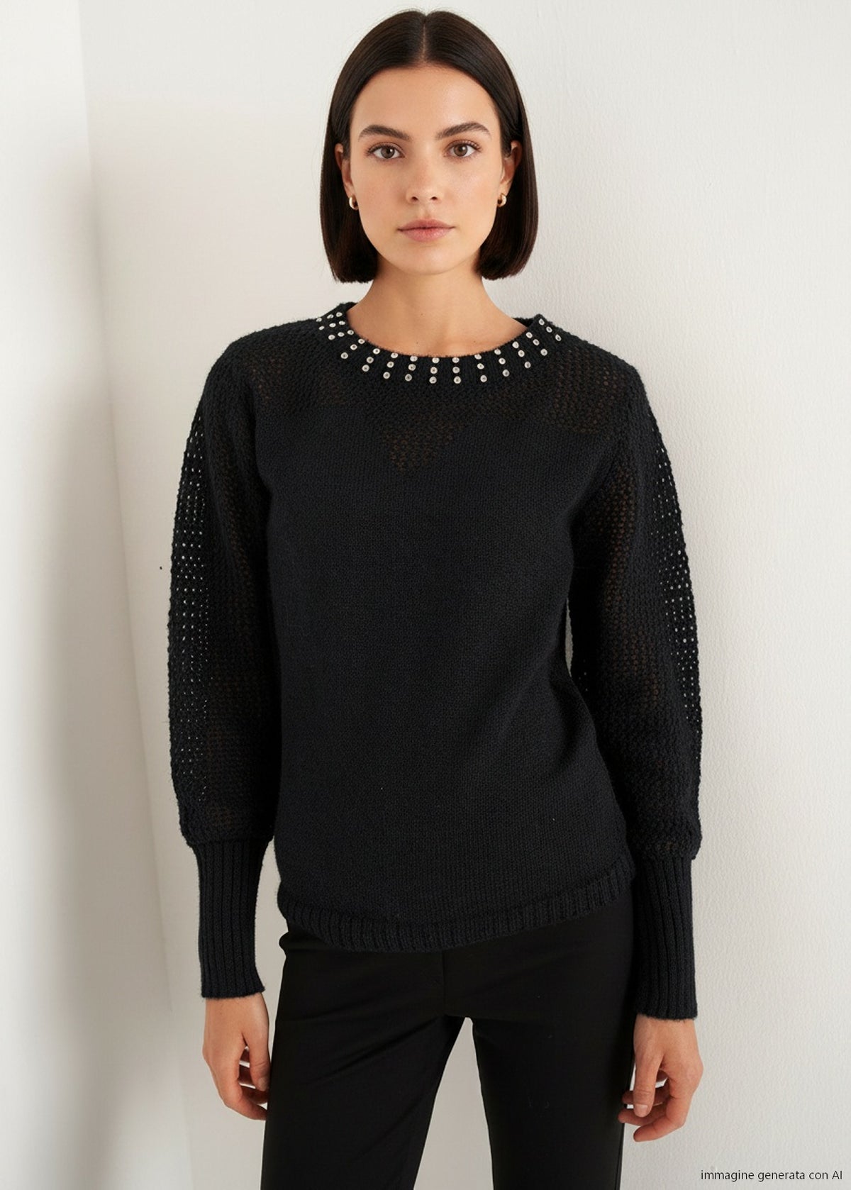 Maglia Magnolia con brillantini
