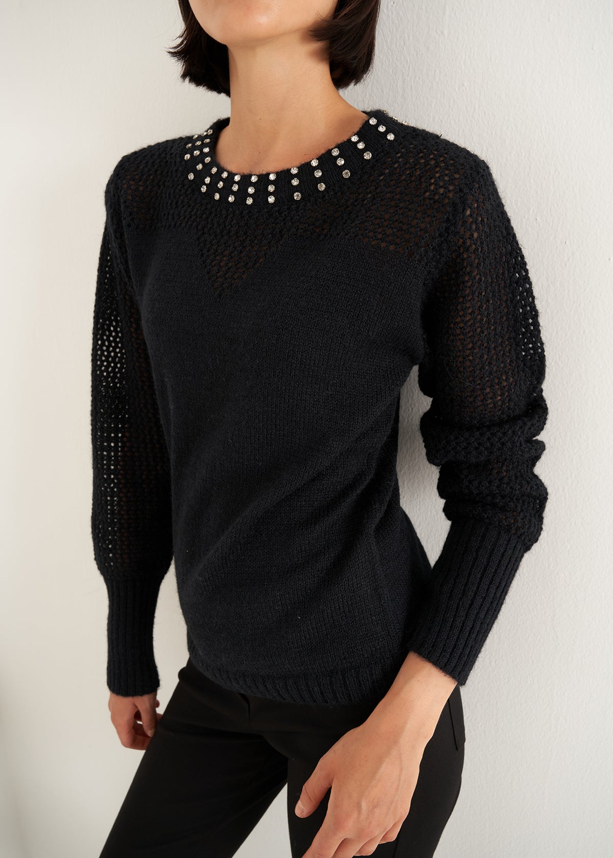 Maglia Magnolia con brillantini