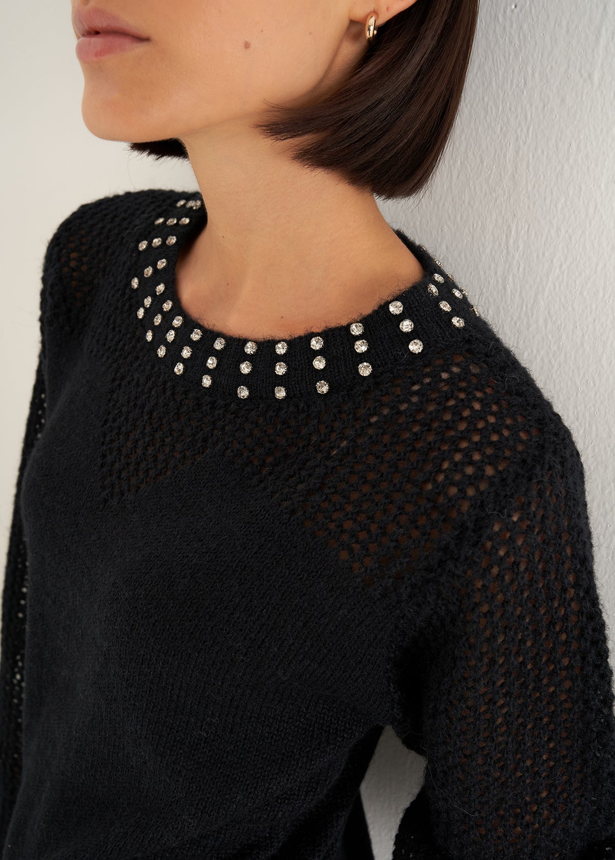 Maglia Magnolia con brillantini