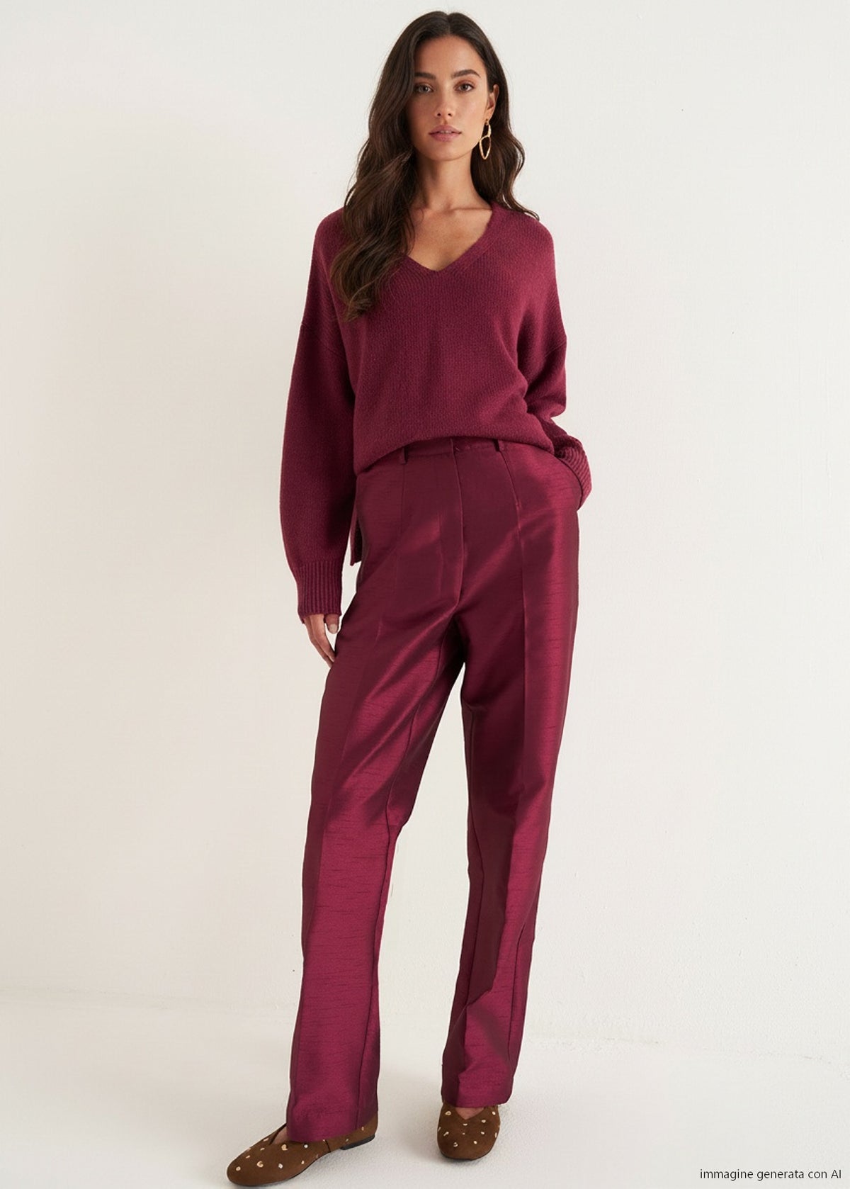 Maglione Malika scollo a V