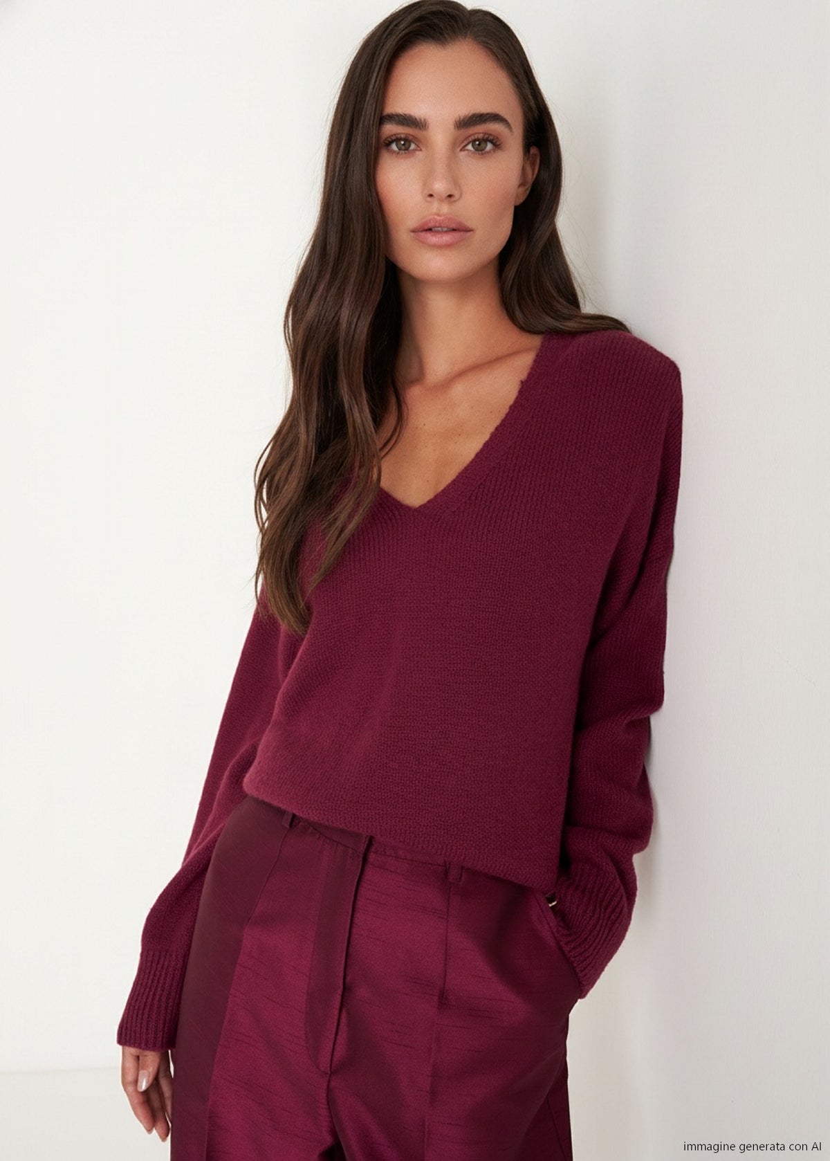 Maglione Malika scollo a V