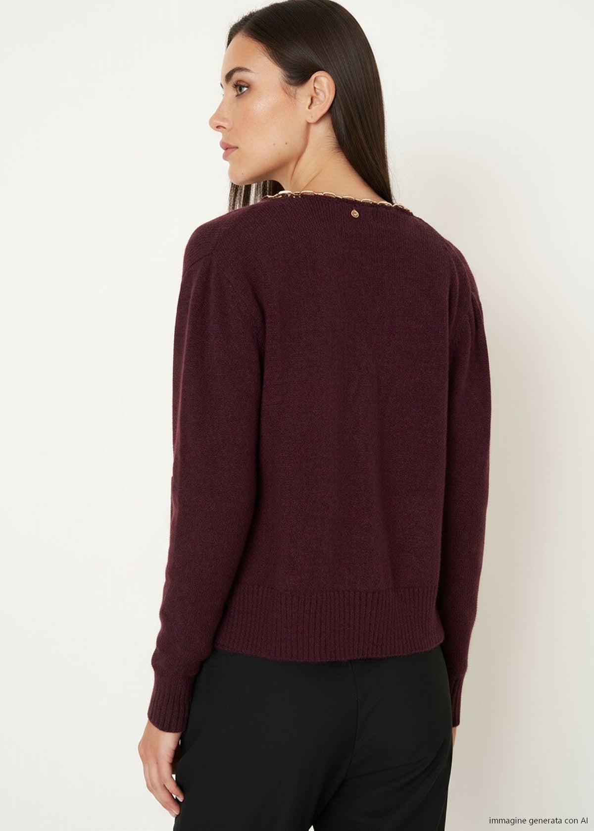 Cardigan Crimea con catena gold