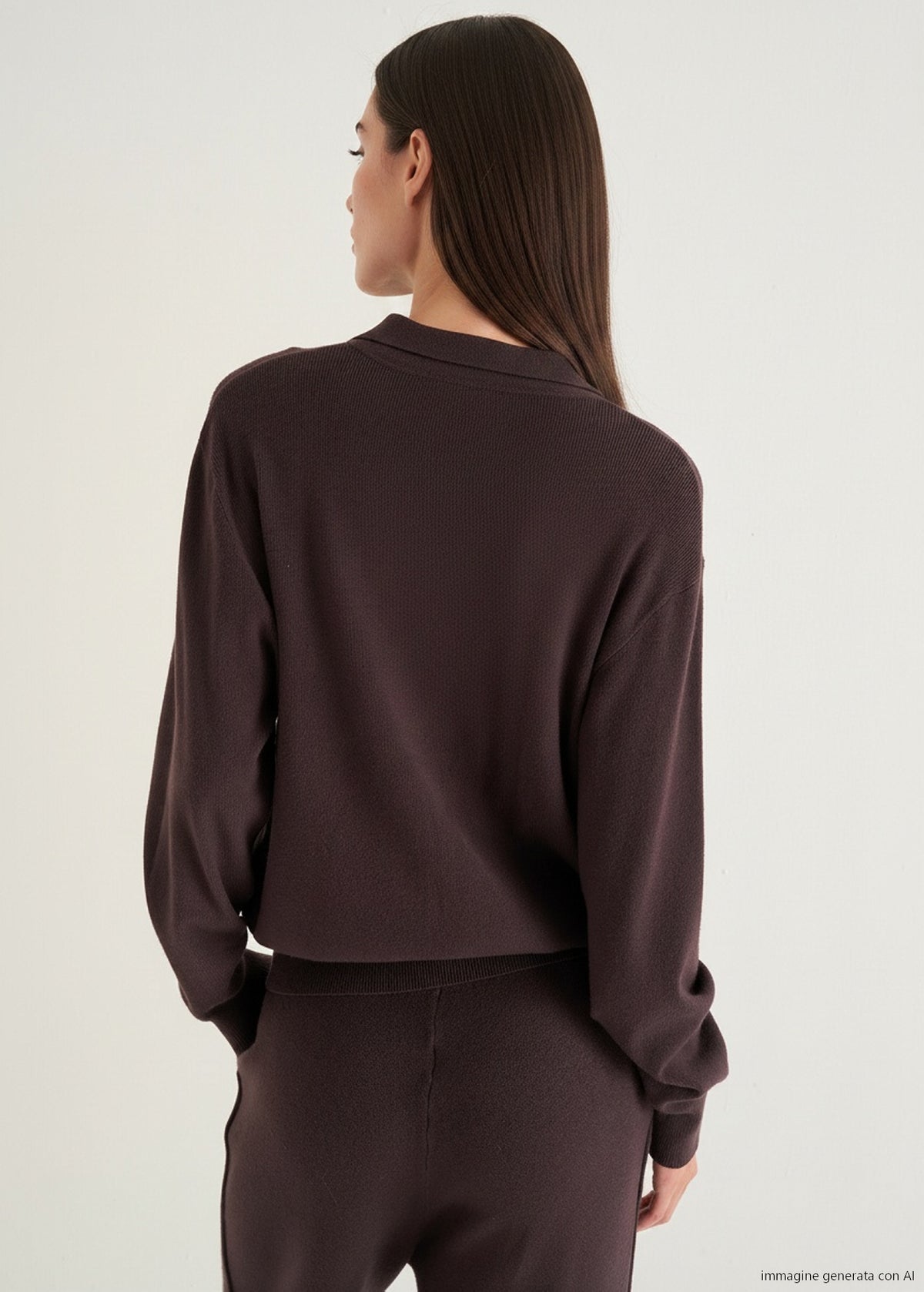 Cardigan Camilla con collo baby