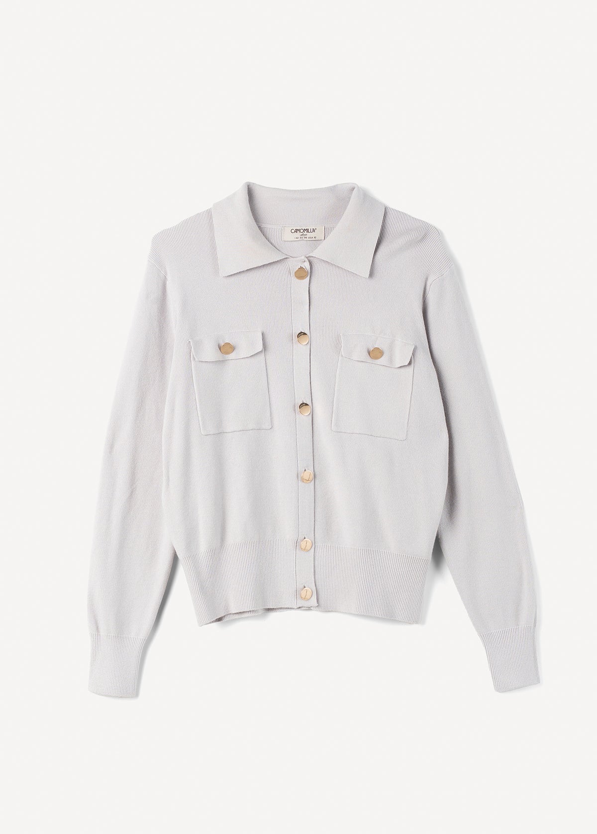 Cardigan Camilla con collo baby