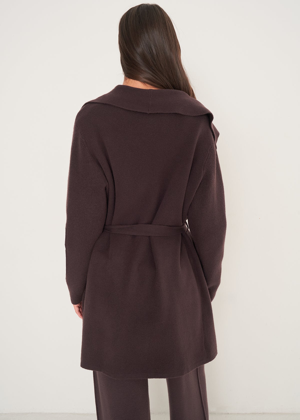 Cardigan Clotilde con collo a scialle