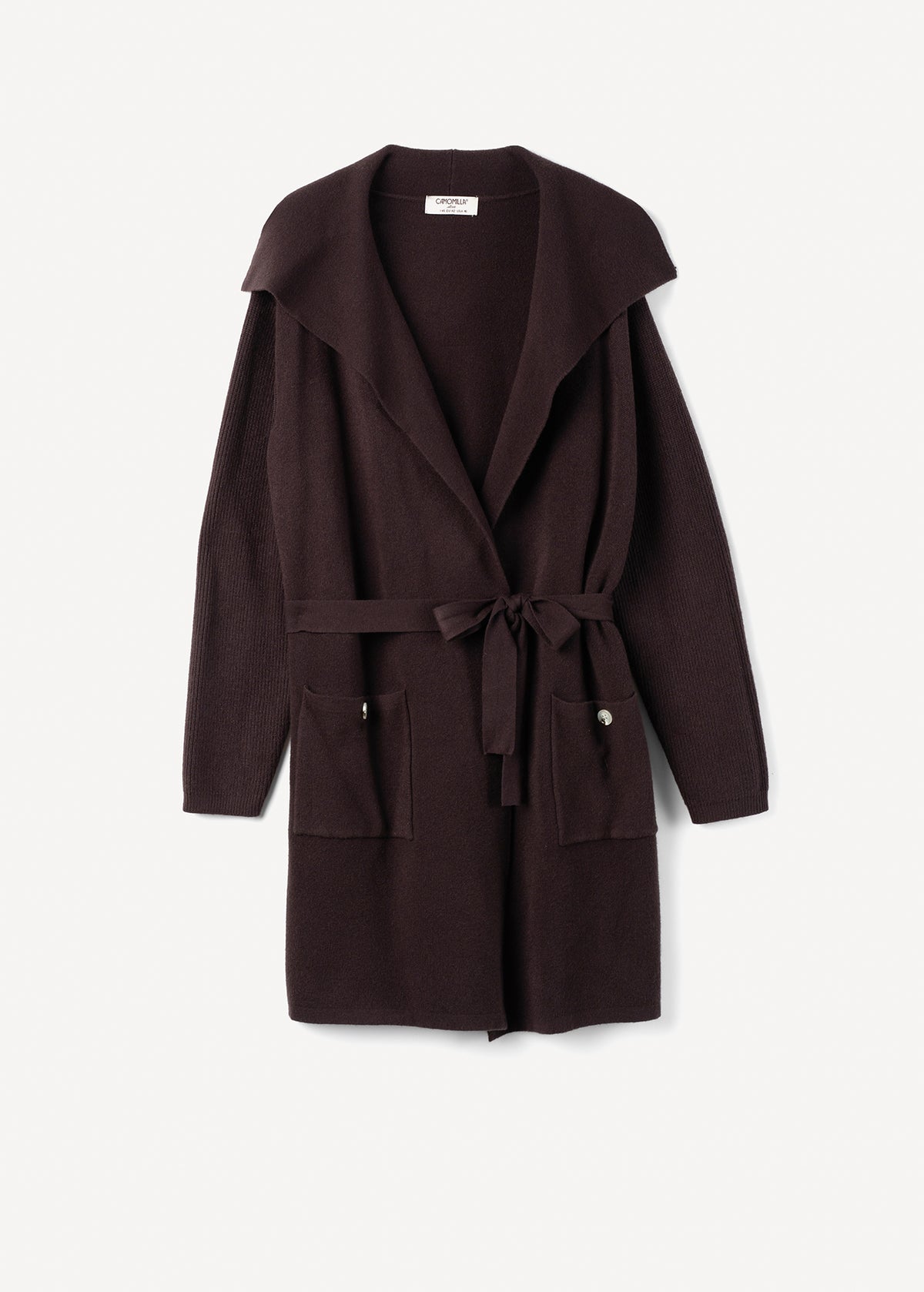 Cardigan Clotilde con collo a scialle