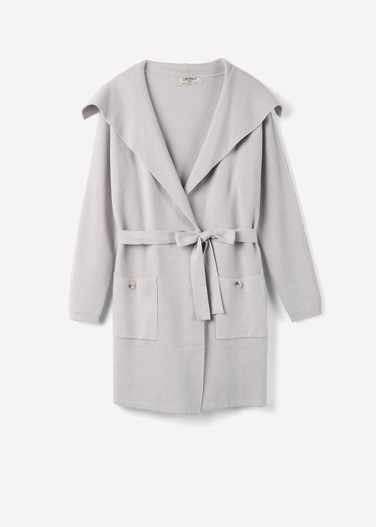 Cardigan Clotilde con collo a scialle