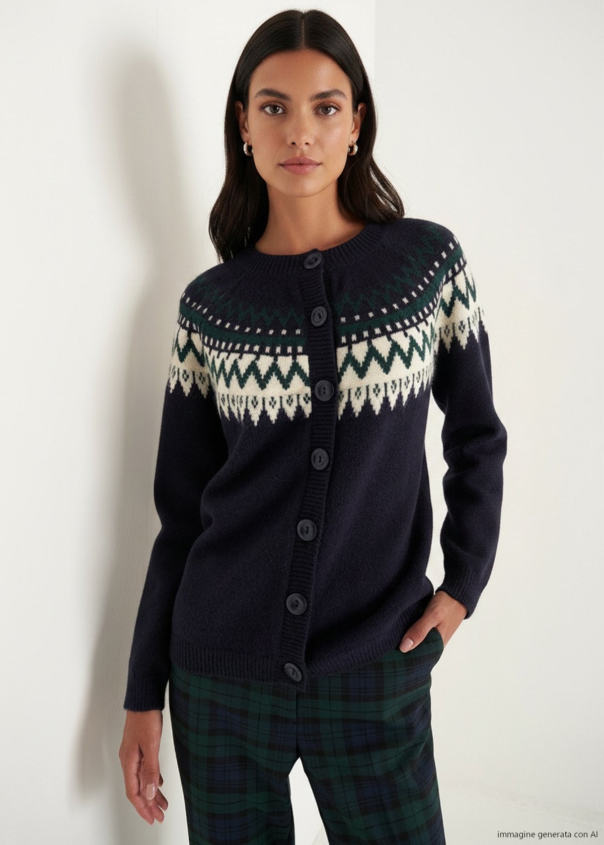 Cardigan Clio fantasia norvegese