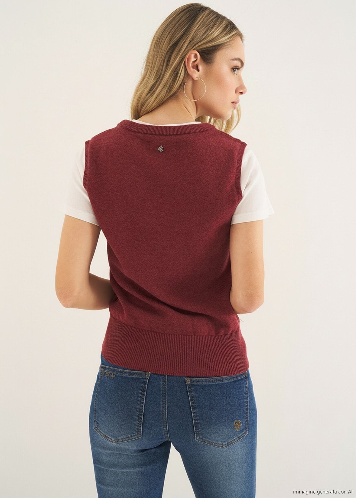 Maglia Siria modello fake gilet