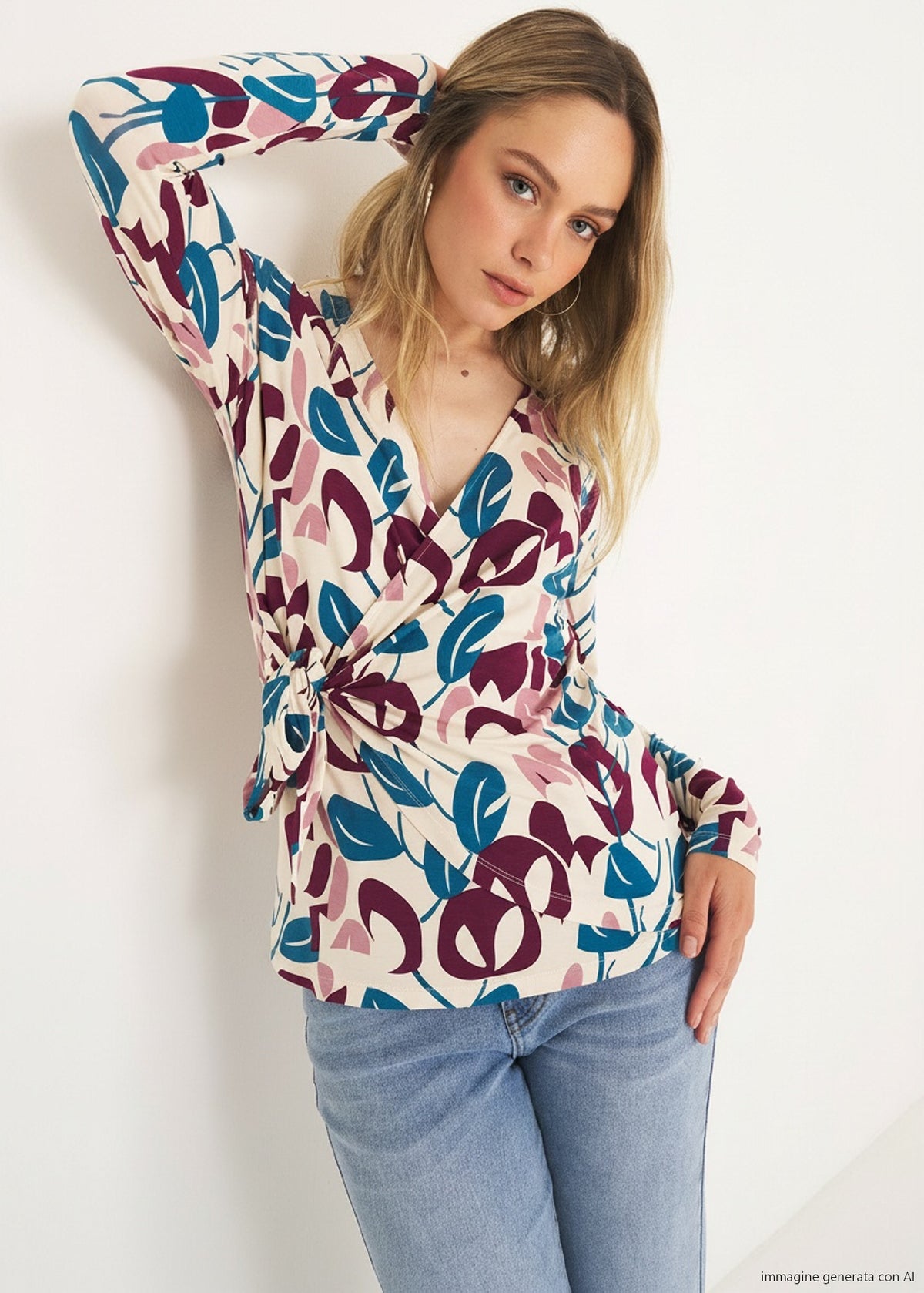 T-shirt Sally incrociata