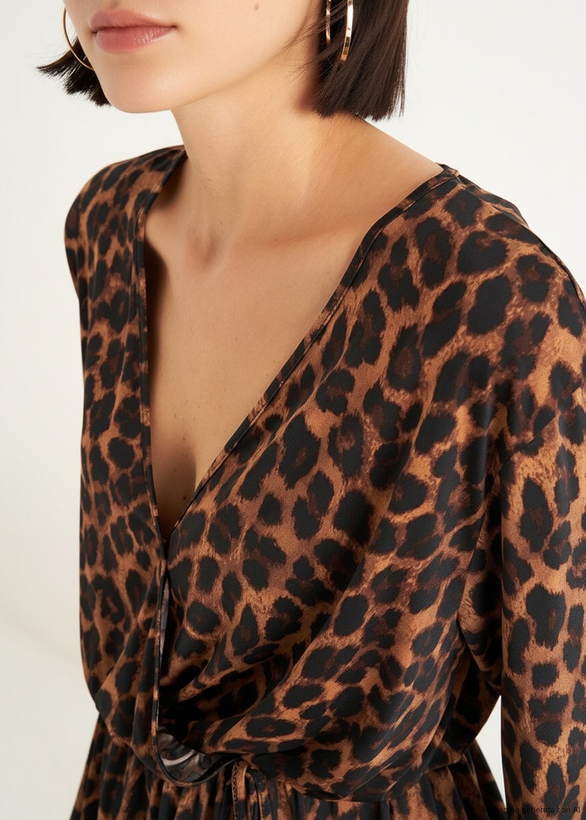 T-shirt Scarlett effetto incrociato