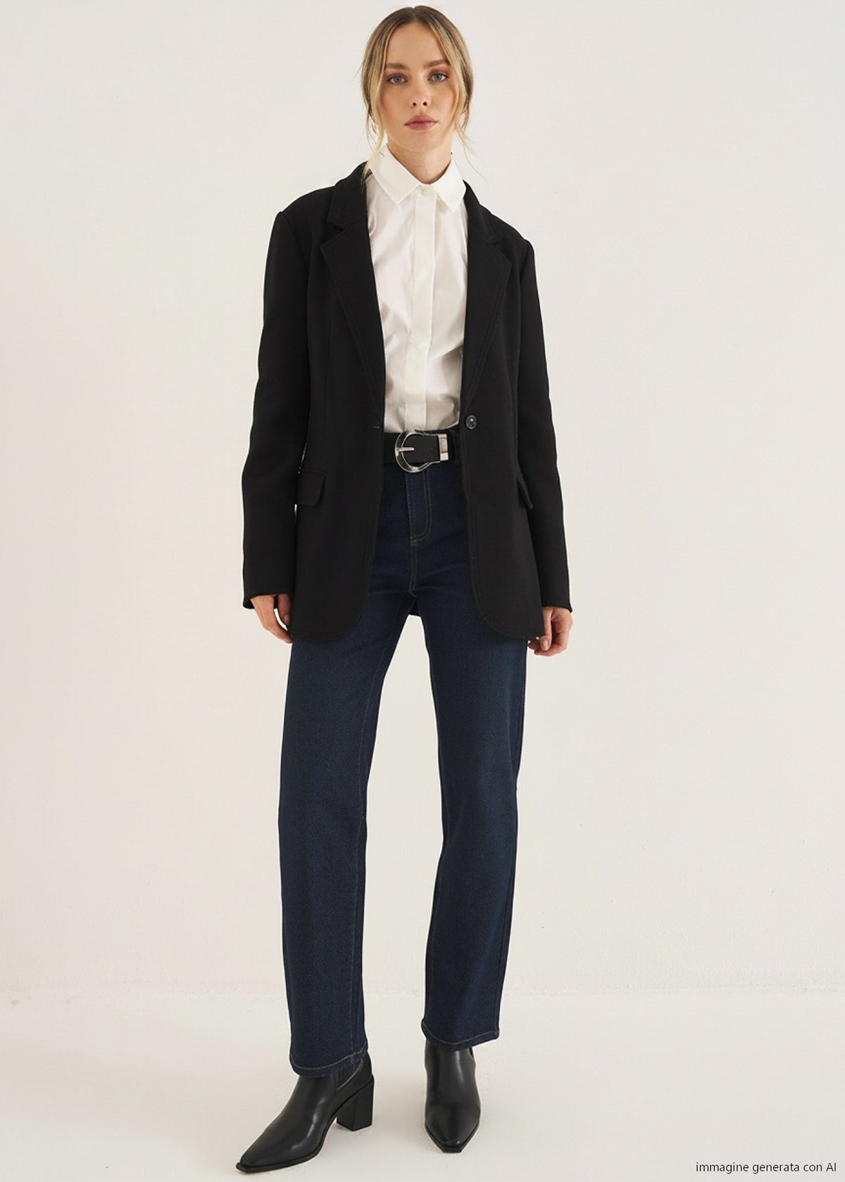 Giacca Gaby monopetto in lana