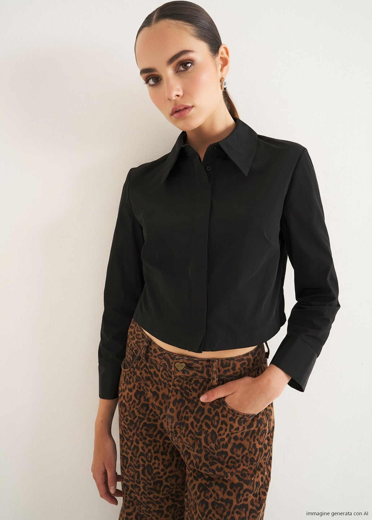 Camicia Cynthia in taffetà