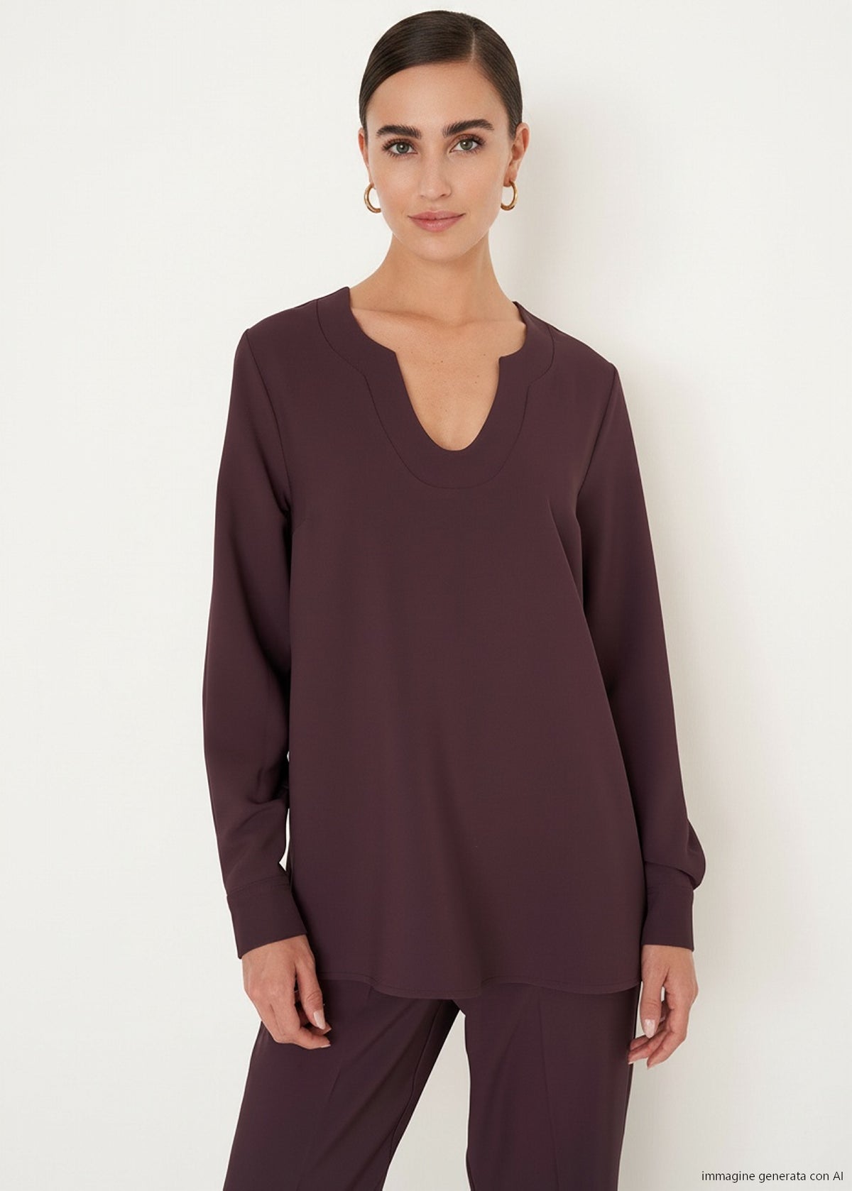 Blusa Charlen in cady