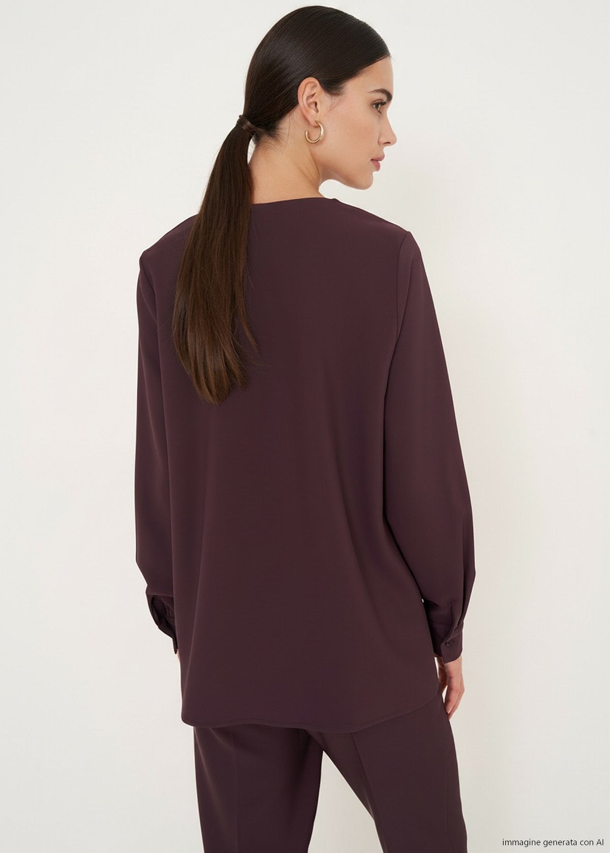 Blusa Charlen in cady