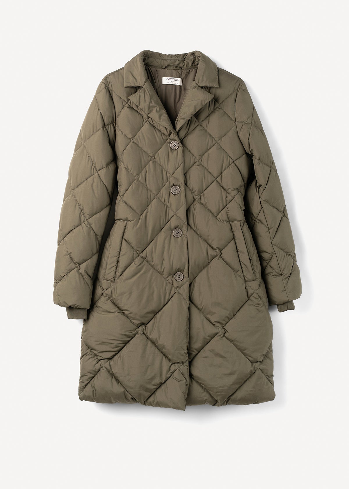 Piumino Pat trapuntato a rombi con gilet staccabil