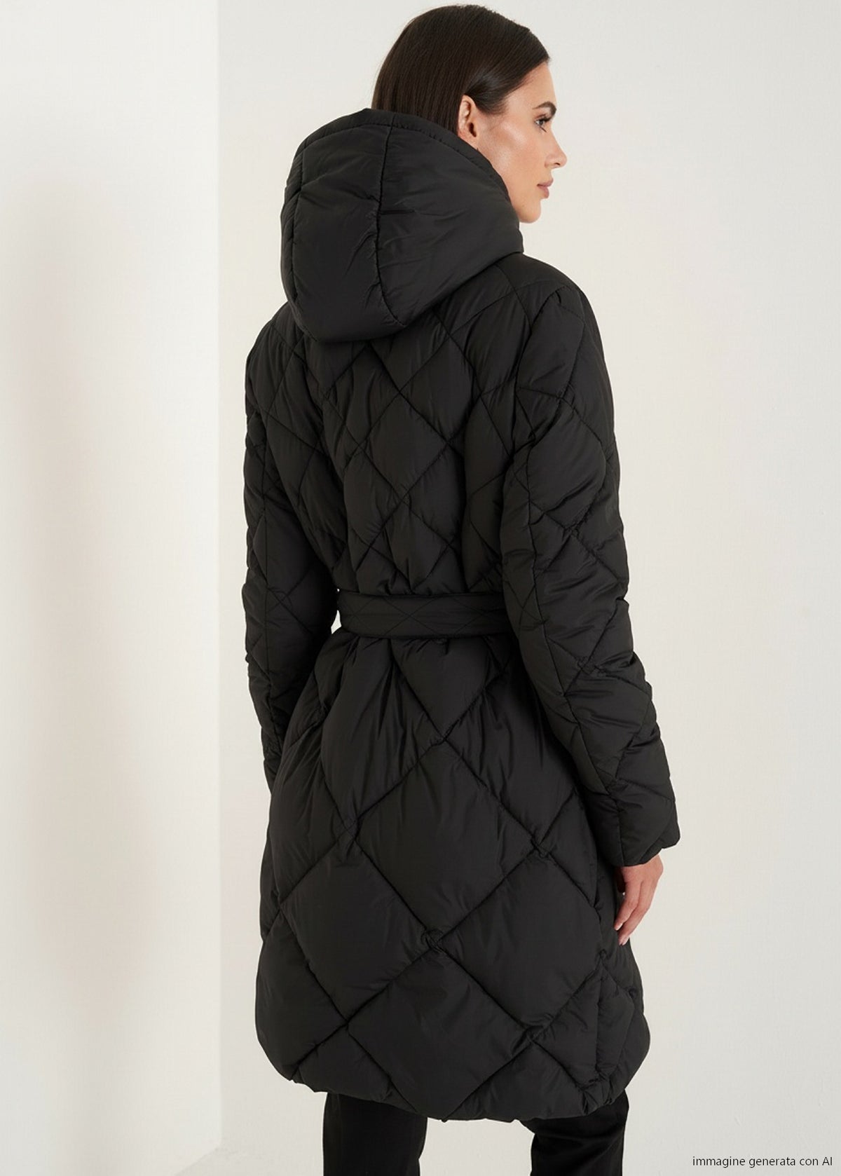 Piumino Pat trapuntato a rombi con gilet staccabil