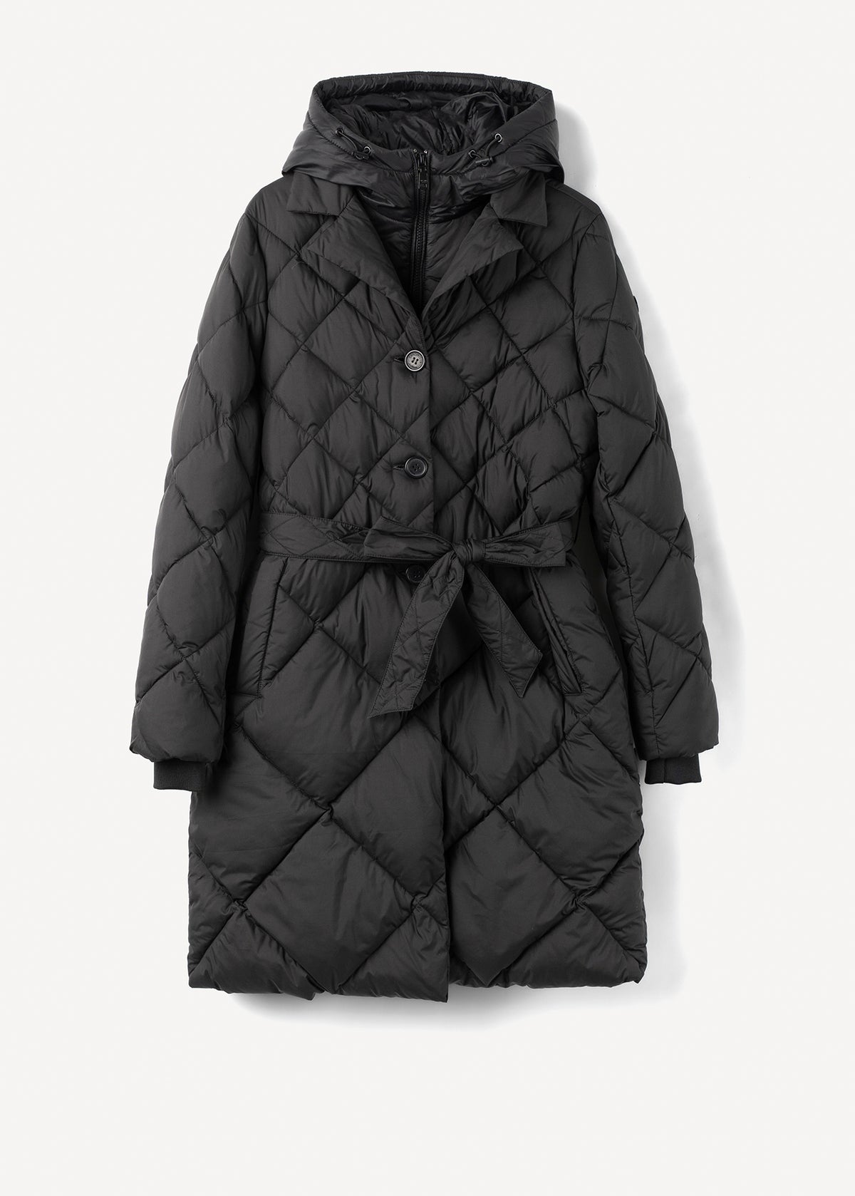 Piumino Pat trapuntato a rombi con gilet staccabil