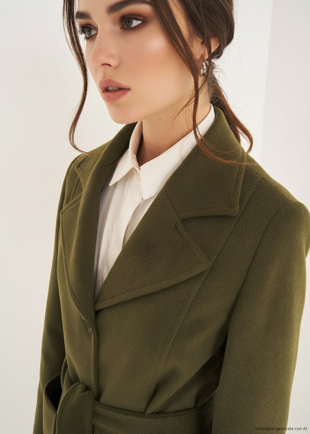 Cappotto Clotilde con cintura