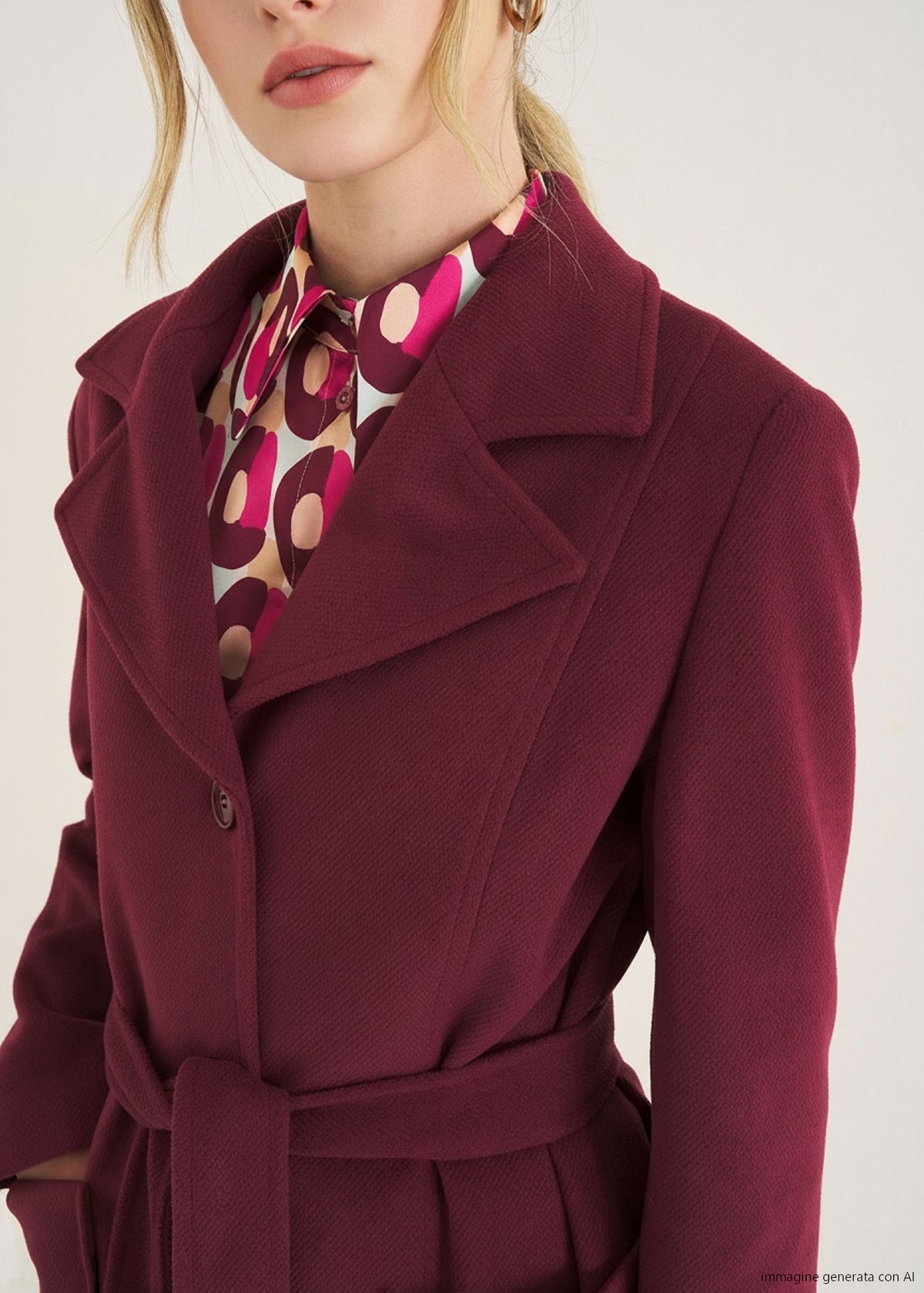 Cappotto Clotilde con cintura