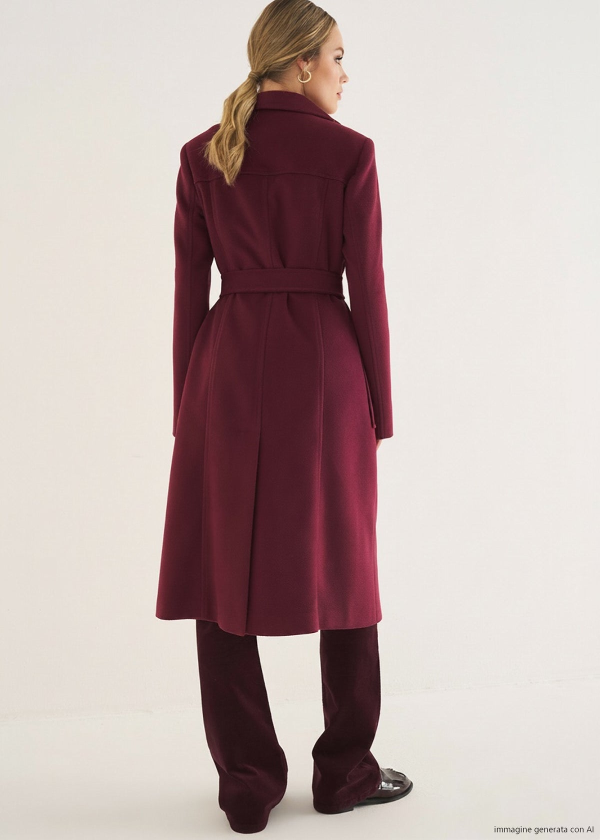 Cappotto Clotilde con cintura