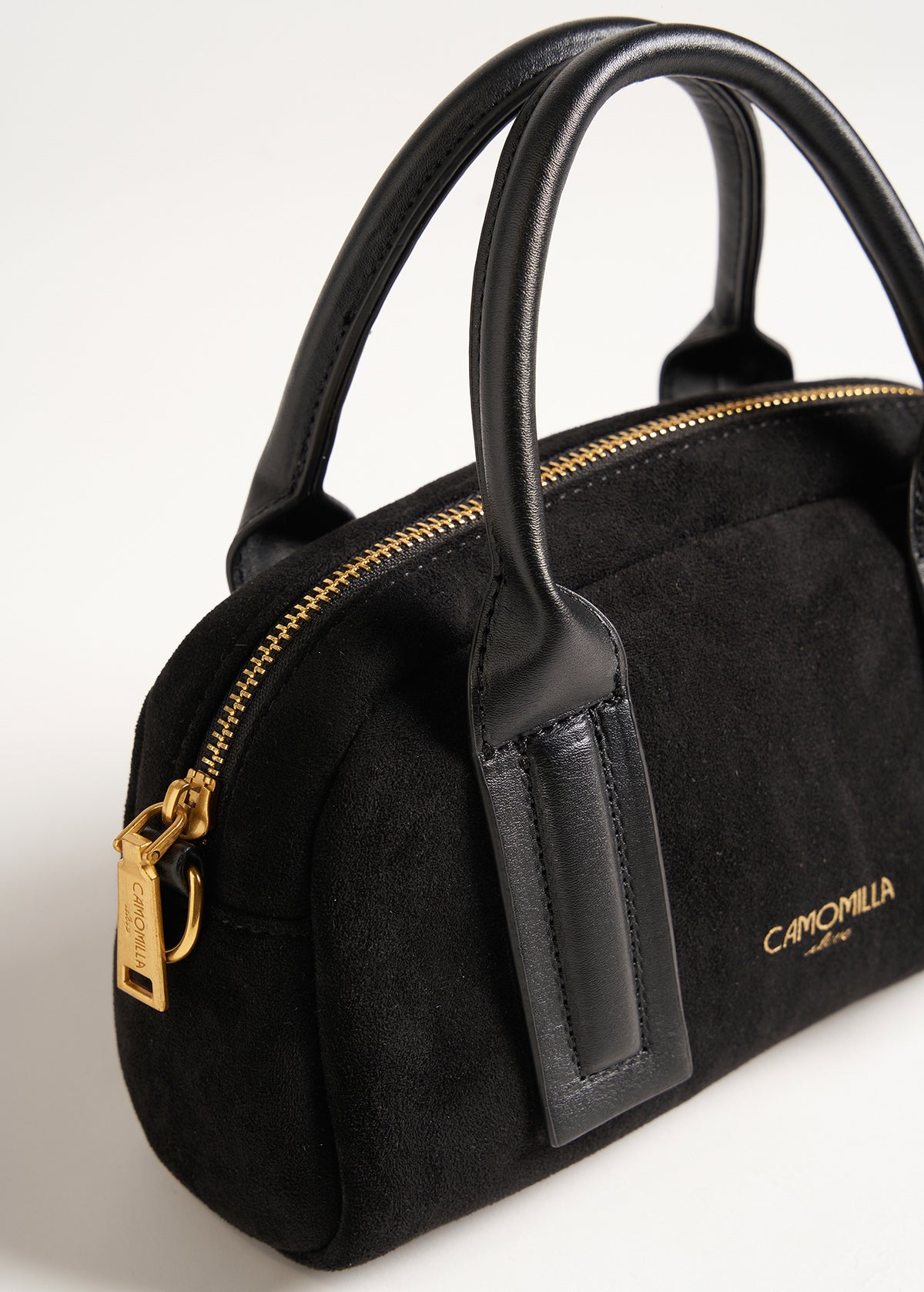 Borsa Blair a bauletto in ecocamoscio