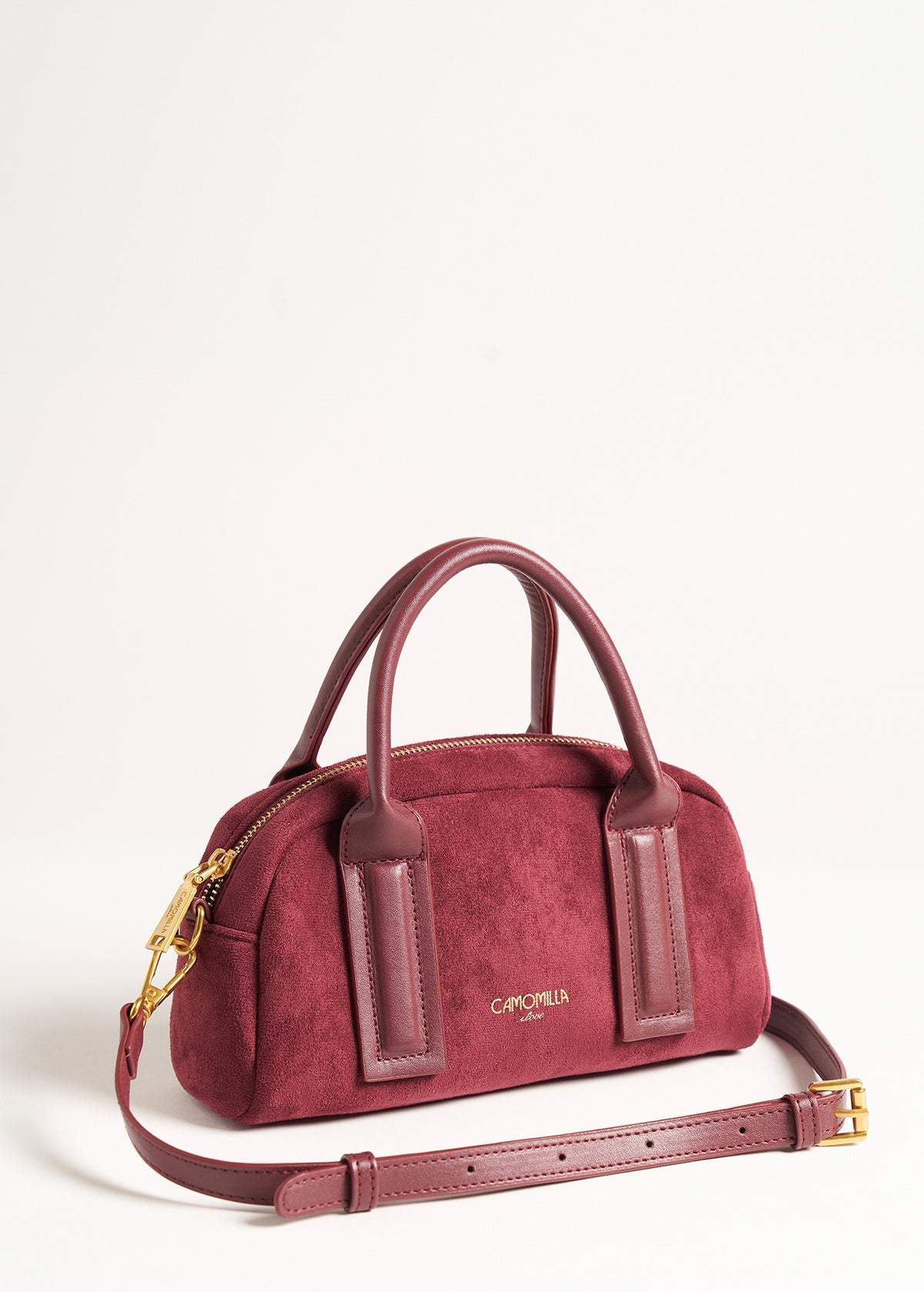 Borsa Blair a bauletto in ecocamoscio