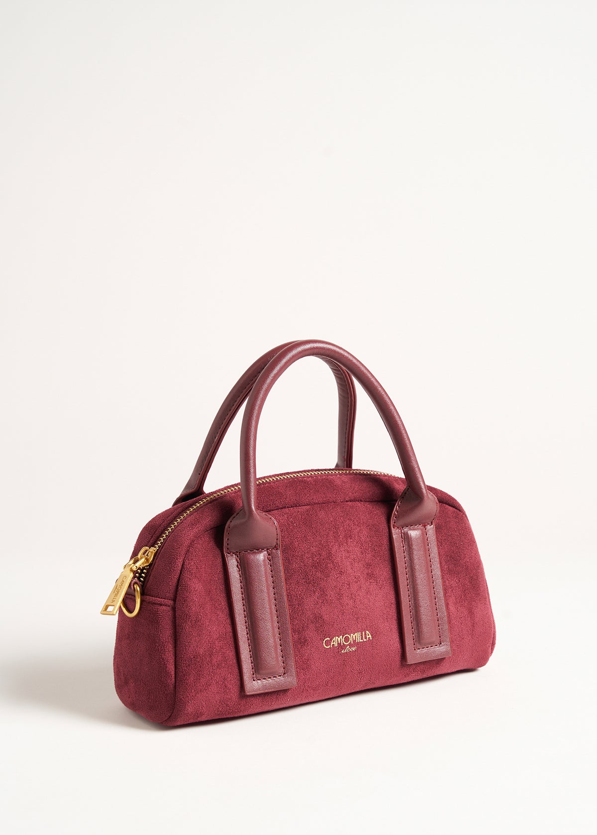 Borsa Blair a bauletto in ecocamoscio