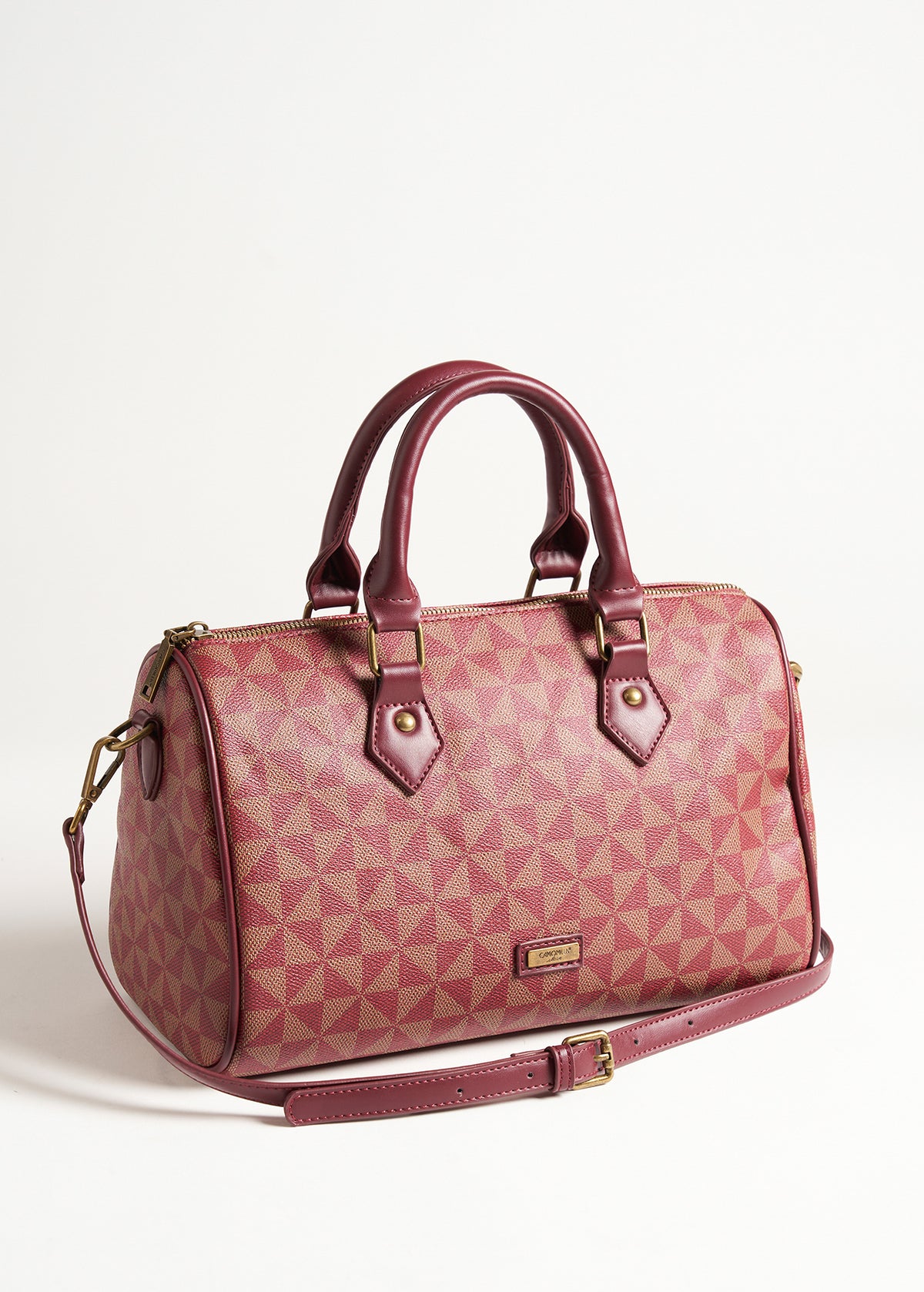 Bauletto Bowlbag fantasia geometrica